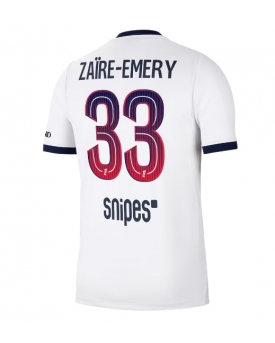 Paris Saint-Germain Warren Zaire-Emery #33 Maglia Gara Trasferta Repliche 2026-27 Maniche Corte Paris Saint-Germain Warren Zaire-Emery #33 Maglia Gara Trasferta Repliche 2026-27 Maniche Corte